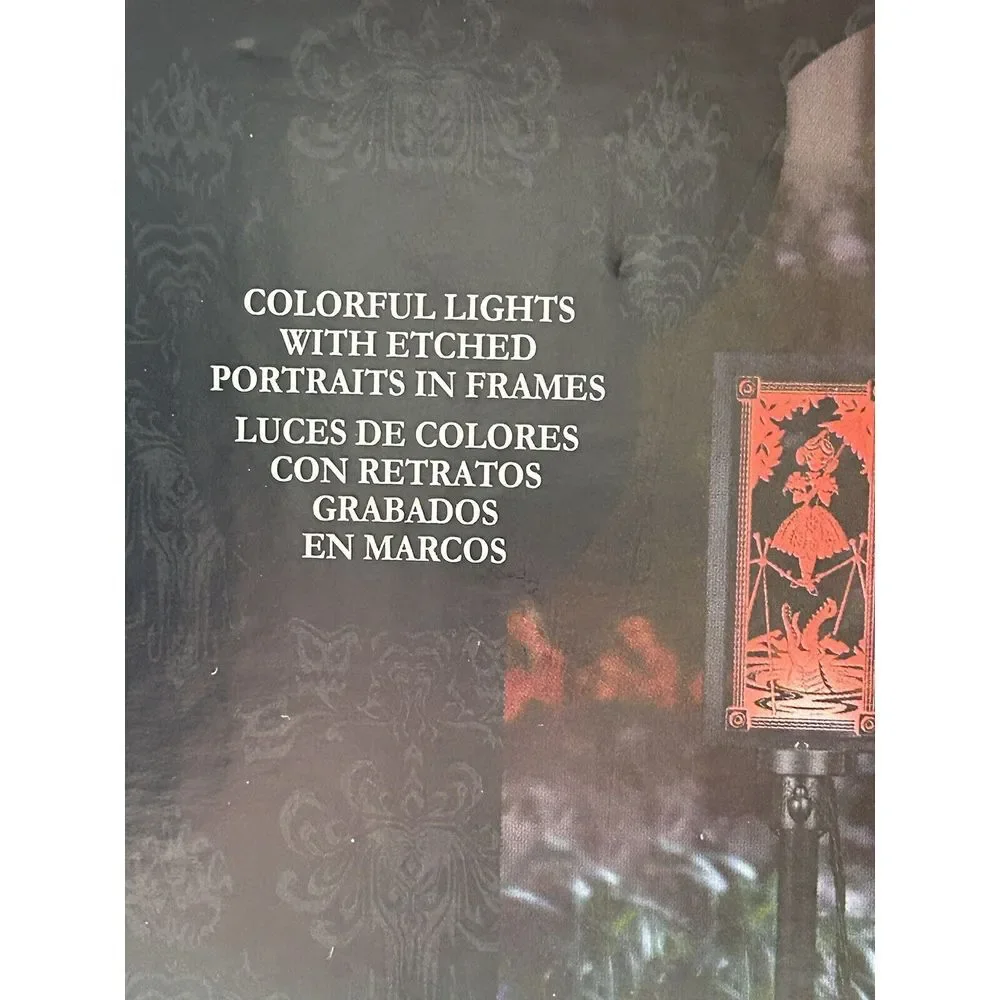 Disney 3-Count‎ LED Haunted Mansion Multi-Function Etched Pathway Marker Lights